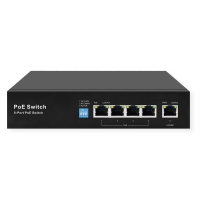 VALUE PoE Fast Ethernet Switch, 4 Ports + 1 Uplink Port