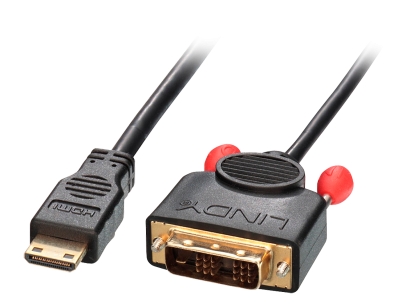 Lindy HDMI Mini to DVI-D Cable M/M 1m