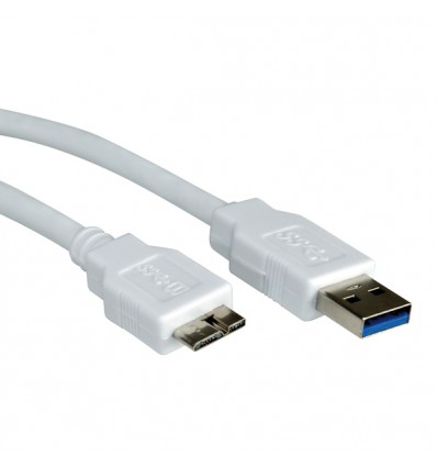 VALUE USB 3.0 Cable, USB Type A M - USB Type Micro B M 0.15m