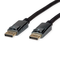 ROLINE DisplayPort Cable, v1.4, DP-DP, M/M, black /silver, 2 m