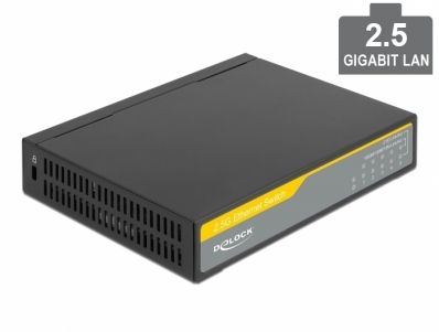 Delock 2.5 Gigabit Ethernet Switch 5 Port