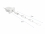 Delock Easy 45 Module Power Retractable Cable DC 5.5 x 2.1 mm female / female white