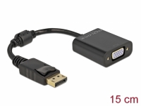 Delock Adapter DisplayPort 1.2 male to VGA female Passive black