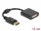 Delock Adapter DisplayPort 1.1 male to DVI female Passive black