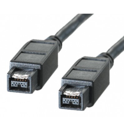 ROLINE IEEE1394b FireWire Cable, 9/9-pin, 800Mbit/s, Type A-A 1.8 m