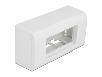 Delock Surface-mounted Housing for Easy 45 Modules 152 x 82 mm, white