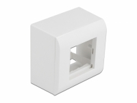 Delock Surface-mounted Housing for Easy 45 Modules 82 x 82 mm, white