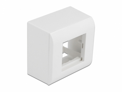Delock Surface-mounted Housing for Easy 45 Modules 82 x 82 mm, white