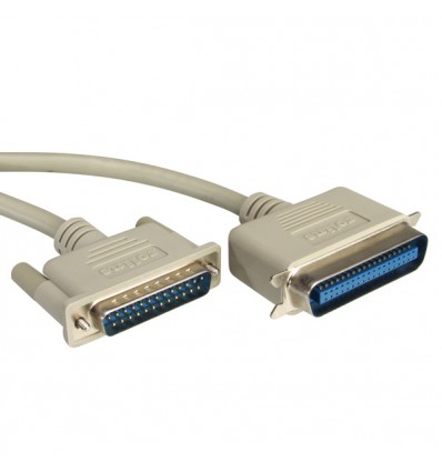 ROLINE Parallel Printer Cable, DB25 M - C36 M 3 m