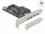 Delock PCI Express x4 Card to 4 x USB Type-C™ + 1 x USB Type-A - SuperSpeed USB 10 Gbps - Low Profile Form Factor