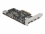 Delock PCI Express x4 Card to 4 x USB Type-C™ + 1 x USB Type-A - SuperSpeed USB 10 Gbps - Low Profile Form Factor