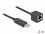 Delock Serial Connection Cable with FTDI chipset, USB 2.0 Type-A male to RS-232 RJ45 female 2 m black