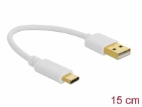 Delock USB Charging Cable Type-A to USB Type-C™ 15 cm