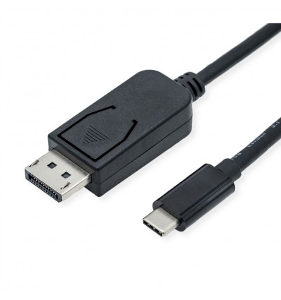 ROLINE Type C - DisplayPort kabelis v1.4, M/M, 1 m