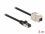 Delock Cable RJ45 plug to Keystone Module RJ45 jack Cat.6A 3 m black