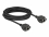 Delock Network Extension Cable S/FTP RJ45 jack to RJ45 jack Cat.6A 5 m black