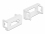 Delock Easy 45 Module Plate Rectangular cut-out for optical fiber SC Duplex coupling, 45 x 22.5 mm 10 pieces white