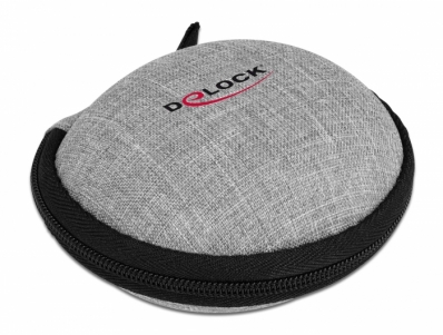Delock Headphone protection bag for in-ear headphones