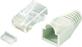 Equip Netzwerk Stecker RJ45 Cat.6 geschirmt S/UTP - Set 100 Stk.