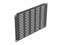 Delock 10″ Network Cabinet Panel with ventilation slots horizontal 4U black