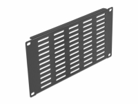 Delock 10″ Network Cabinet Panel with ventilation slots horizontal 3U black