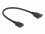 Delock DisplayPort 1.2 cable female to female panel-mount 4K 60 Hz 30 cm