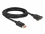 Delock DisplayPort extension cable panel-mount 8K 60 Hz 3 m
