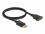 Delock DisplayPort extension cable panel-mount 8K 60 Hz 1 m