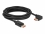 Delock DisplayPort cable male straight to male 90° right angled 8K 60 Hz 5 m