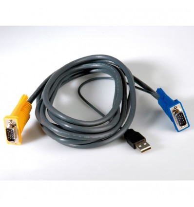 VALUE KVM Cable (USB) for 14.99.3222/.3223, black 3.0 m