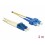 Delock Cable Optical Fibre 9/125µm LC - SC Singlemode OS2 2m