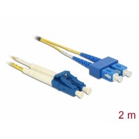 Delock Cable Optical Fibre 9/125µm LC - SC Singlemode OS2 2m