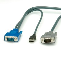 ROLINE KVM Cable Switch - PC, PS/2+USB (for 14.01.3376/77) 3.0 m