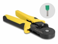 Delock Tool for crimping wire end ferrules self-adjusting - hexagon