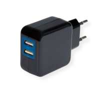 Secomp STANDARD USB Wall Charger, 2 Ports, 10W