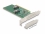 Delock PCI Express 4.0 x16 Card to 4 x SFF-8639 NVMe - Bifurcation - Low Profile Form Factor