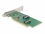 Delock PCI Express 4.0 x16 Card to 4 x SFF-8639 NVMe - Bifurcation - Low Profile Form Factor