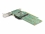 Delock PCI Express x16 Card to 4 x internal NVMe M.2 Key M - Low Profile Form Factor
