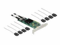 Delock 8 port SATA PCI Express x8 Card with Connection Cable