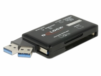 Delock SuperSpeed USB Card Reader for CF / SD / Micro SD / MS / M2 / xD memory cards