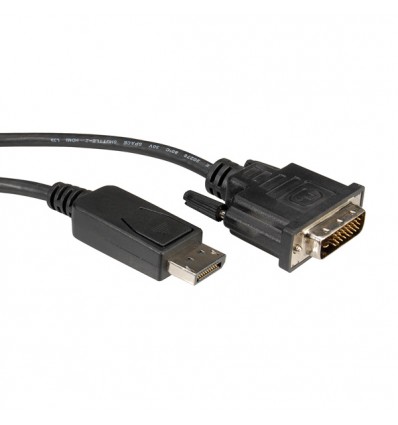 ROLINE DisplayPort Cable, DP M - DVI M 3 m