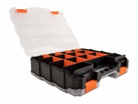 Delock Sorting box with 34 compartments 320 x 270 x 80 mm orange / black