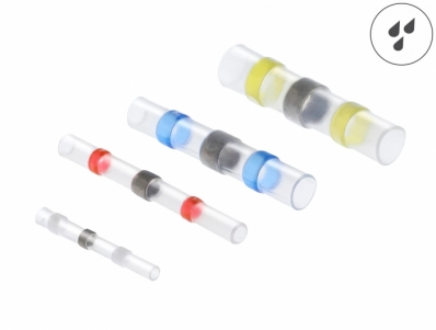 Delock Solder wire connectors waterproof set 50 pieces 26 - 10 AWG assorted colours