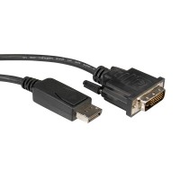 ROLINE DisplayPort Cable, DP M - DVI M 5 m