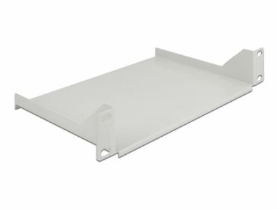 Delock 10″ Shelf for network cabinet 1U grey