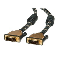 ROLINE GOLD Monitor Cable, DVI M - DVI M, (24+1) dual link 2 m