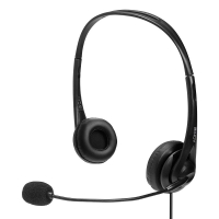 Lindy 3.5mm & USB Type C Wired Headset with In-Line Control