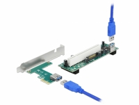 Delock Riser Card PCI Express x1 to 1 x PCI 32 Bit Slot with 60 cm cable