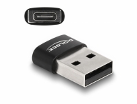 Delock USB 2.0 Adapter USB Type-A male to USB Type-C™ female black