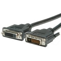 VALUE Monitor DVI Cable, DVI M - DVI F, (24+1) dual link 1.0 m